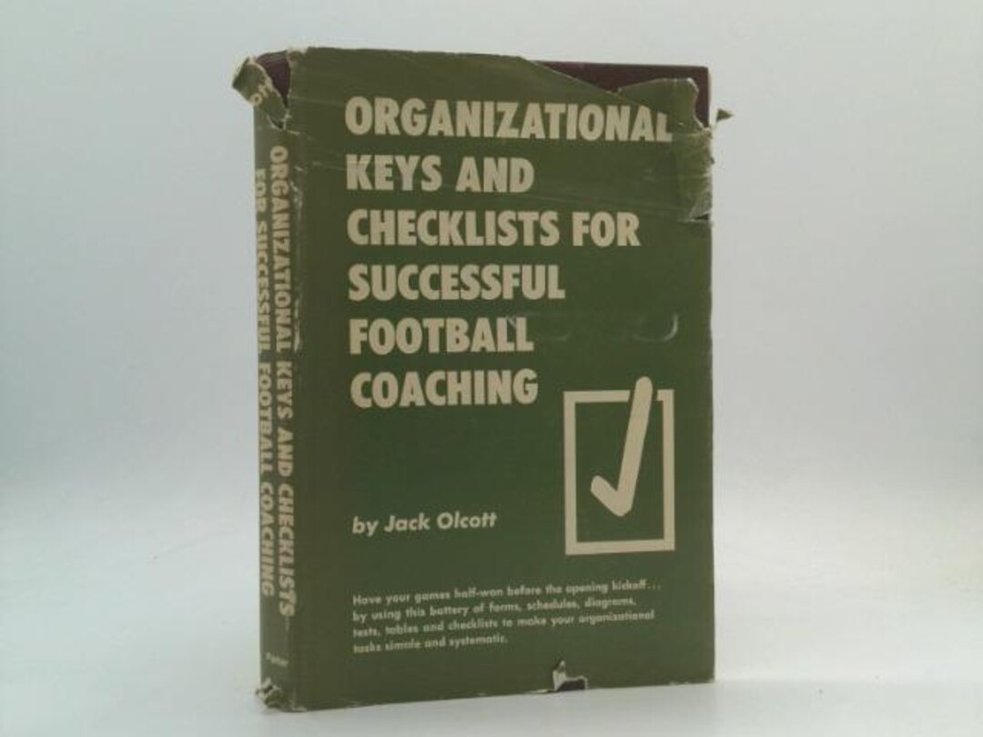 Organizational Keys and Checklists for Successful Football Coaching by ...