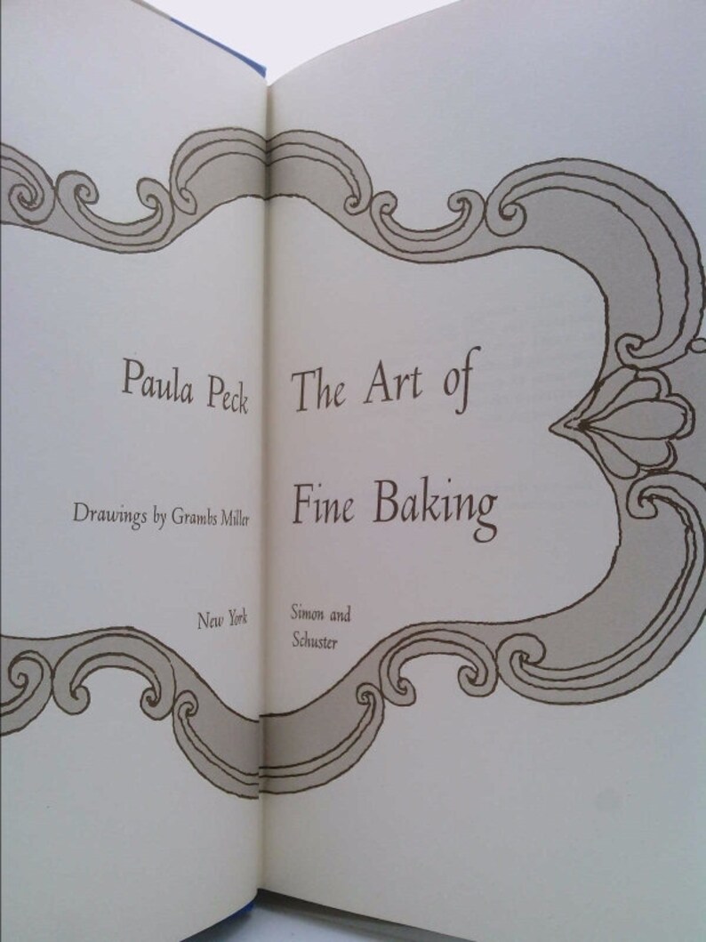 The Art of Fine Baking by Paula Peck Etsy