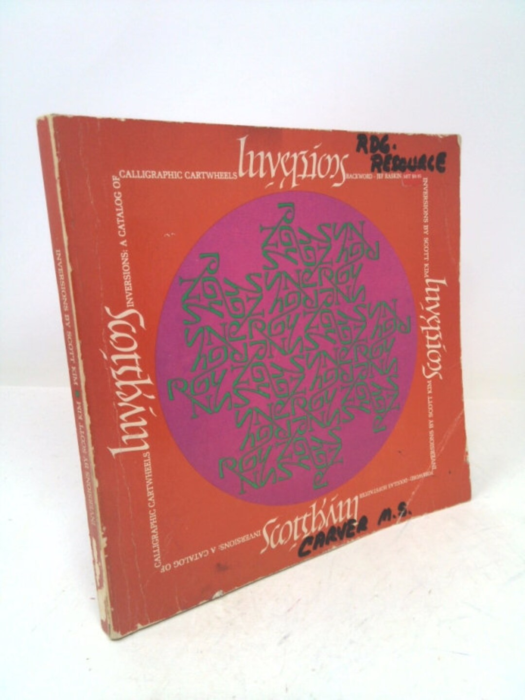 Inversions A Catalog of Calligraphic Cartwheels by Scott Kim Etsy