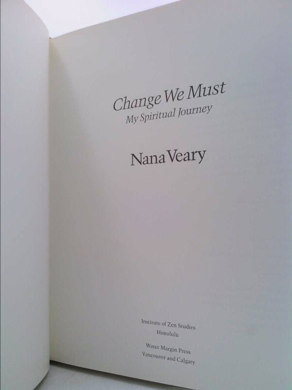 Change We Must : My Spiritual Journey by Nana Veary - Etsy Canada