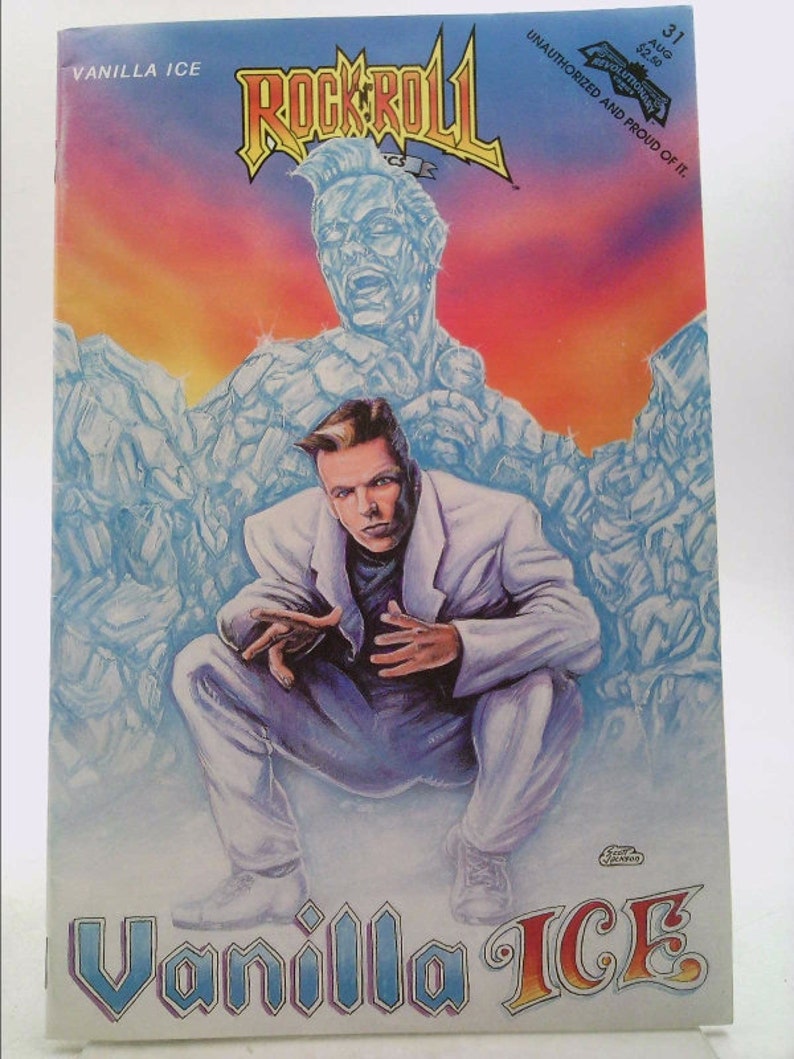 Rock u0027Nu0027 Roll Comics 31: Vanilla Ice by Jay Allen  Etsy