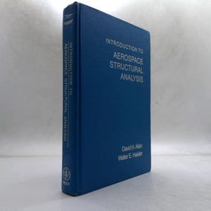 May include: A blue hardcover book titled "Introduction to Aerospace Structural Analysis" by David H. Allen and Walter E. Haisler. The book's spine displays the title vertically. The Wiley logo is visible.