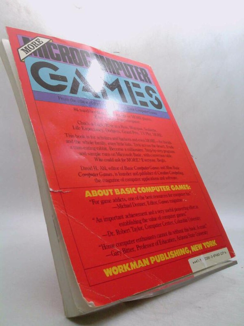 More Basic Computer Games by David H. Editor Ahl - Etsy