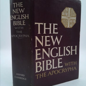 The New English Bible, the Apocrypha, Oxford University Press, 1970 by oxford university