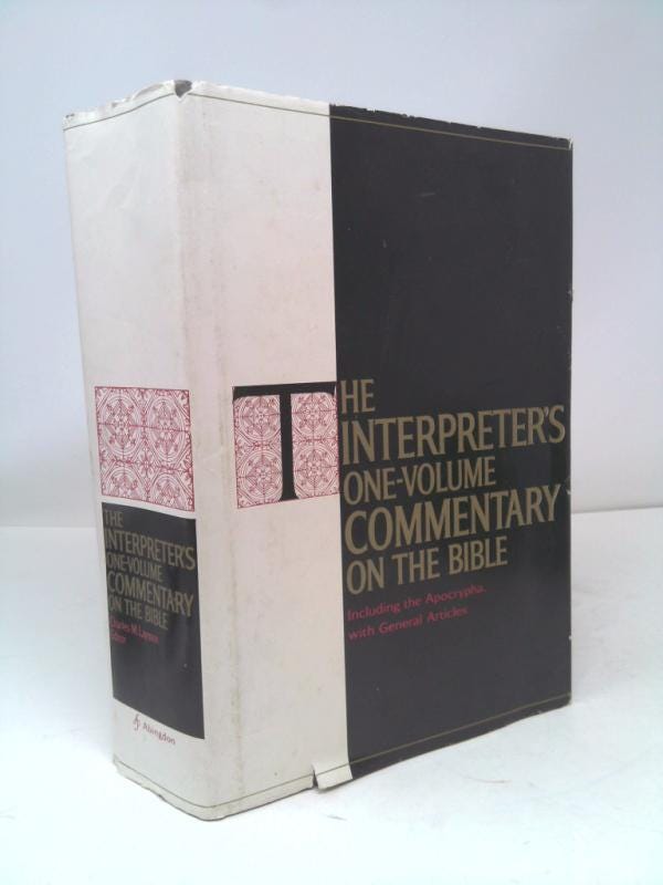 The Interpreter's One-volume Commentary on the Bible by George A ...