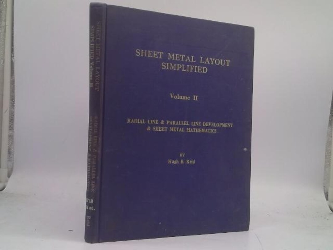 Sheet Metal Layout Simplified Volume Ii Radial Line and Parallel Line ...