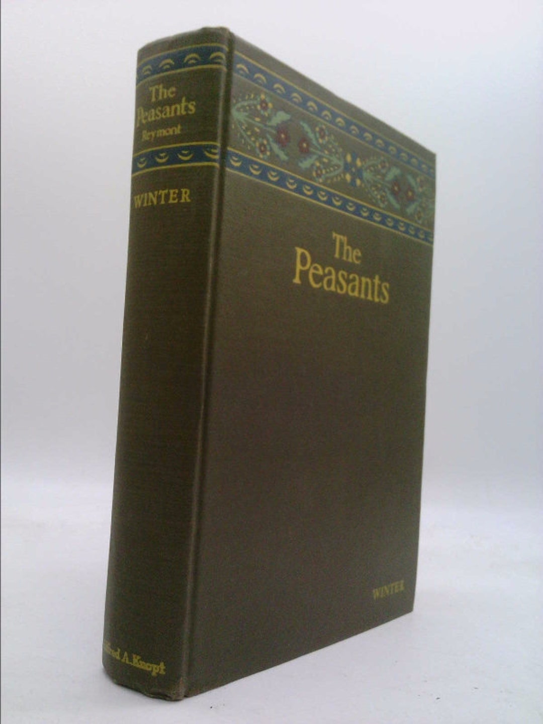 Winter (volume Two [2] of the Peasants; 1st Knopf Edition, January 1925 ...