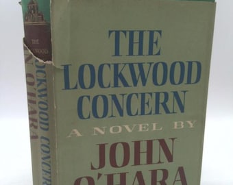 May include: A green hardcover book titled "The Lockwood Concern" by John O'Hara. The book is a Random House book.