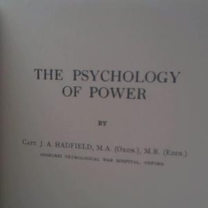 The Psychology of Power by J. A Hadfield Bild 2