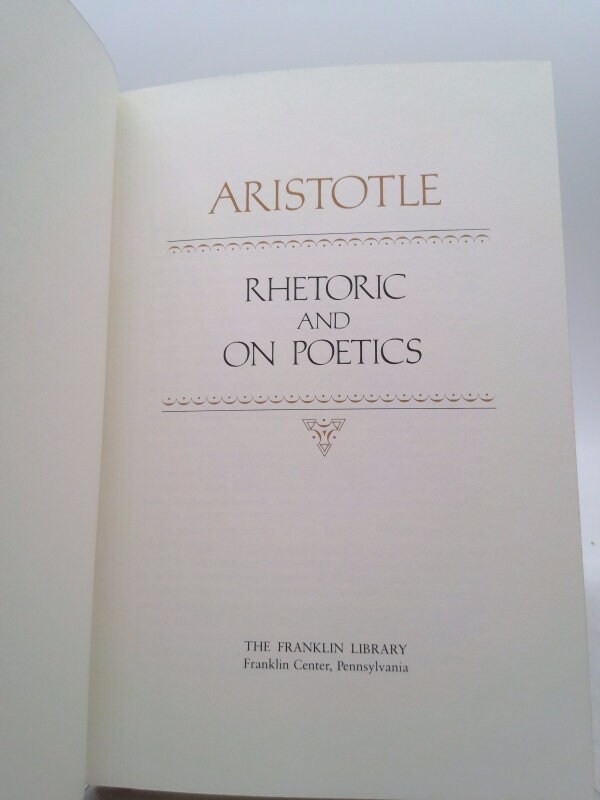 aristotle poetics and rhetoric aristotle poetics and rhetoric