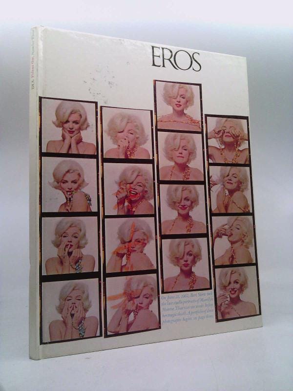 EROS 4冊揃 + Eros on Trial　マリリンモンロー デザイン Eros. Volume I, no. 1 - Volume I, no. 4 all published | RALPH GINZBURG