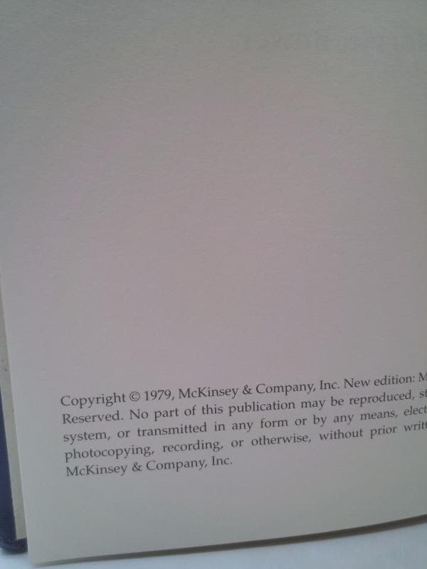 ビジネス・経済 Perspective on McKinsey by Marvin Bower Perspective on McKInsey by Marvin Bower: Very Good Hardcover