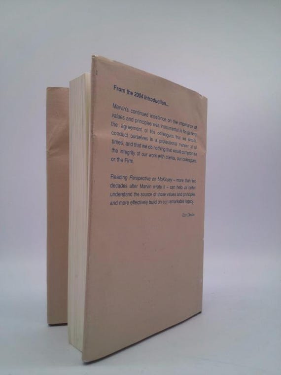 ビジネス・経済 Perspective on McKinsey by Marvin Bower Perspective on McKinsey: Marvin Bower: Amazon.com: Books