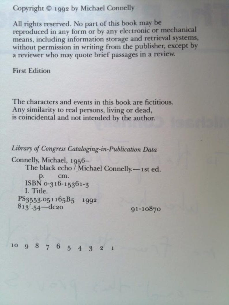 The Black Echo by Michael Connelly bild 2