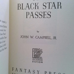 The Black Star Passes by John W. Campbell Jr. Bild 5