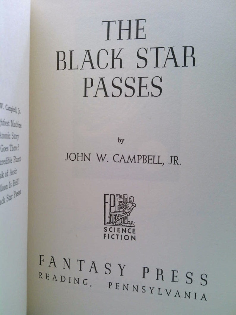 The Black Star Passes by John W. Campbell Jr. Bild 5