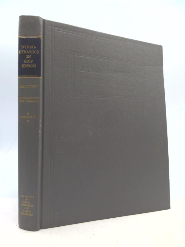Hydrodynamics in Ship Design by Harold Eugene Saunders - Etsy