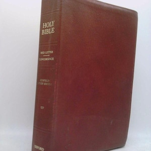 Holy Bible Old Scofield Study System, Red Letter Concordance, Oxford, Kjv, Burgundy Bonded Leather by Rev. Scofield