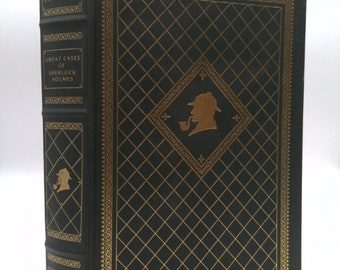 Great Cases of Sherlock Holmes Ornated (The Franklin Library of Mystery Masterpieces) by Sir Arthur Conan Doyle