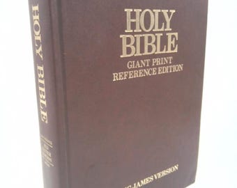 Holy Bible, Giant Print Reference Bible, King James Version (0885Sa)