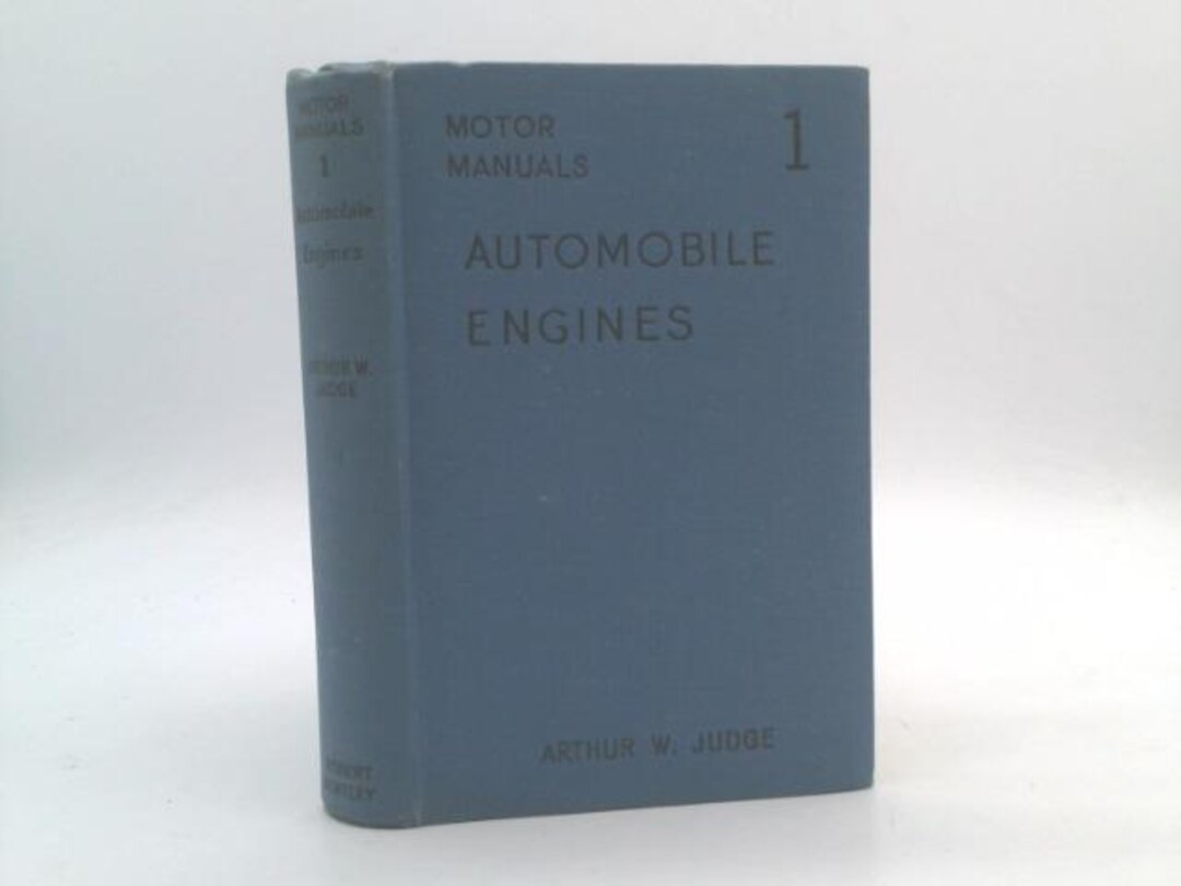 Automobile Engines: Volume One of Motor Manuals - Etsy