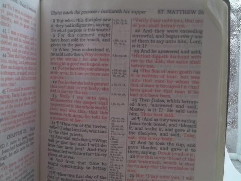 Holy Bible King James Version Kenneth Copeland Reference Edition Black Handbound Leather 1972 by Kenneth image 3