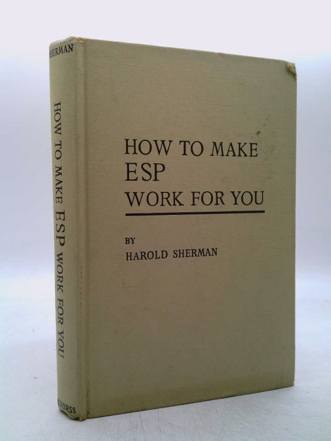 How to make esp work for you by harold sherman etsy