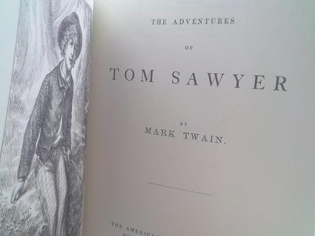 The Adventures of Tom Sawyer by Mark Twain - Etsy