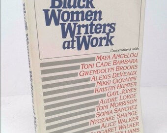 Black Women Writer's at Work by Claudia Tate