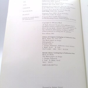 The Black Papers on Design: Selected Writings of the Late Sir Misha Black by Misha, Sir Black image 2