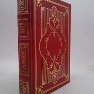 Rare Henrik Ibsen / Franklin Library Four Plays Doll&#39;s House Ghosts the Wild 1St Ed [Hardcover] Ibsen, Henrik - Illustrations by Tony Eub...