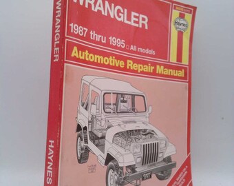 Haynes Jeep Wrangler 1987-95 by Haynes Publishing - Etsy