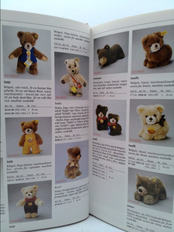 Steiff Sortiment 1947 - 2003 by Günther Pfeiffer - Etsy