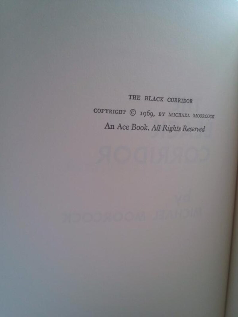 The Black Corridor by Michael Moorcock image 2