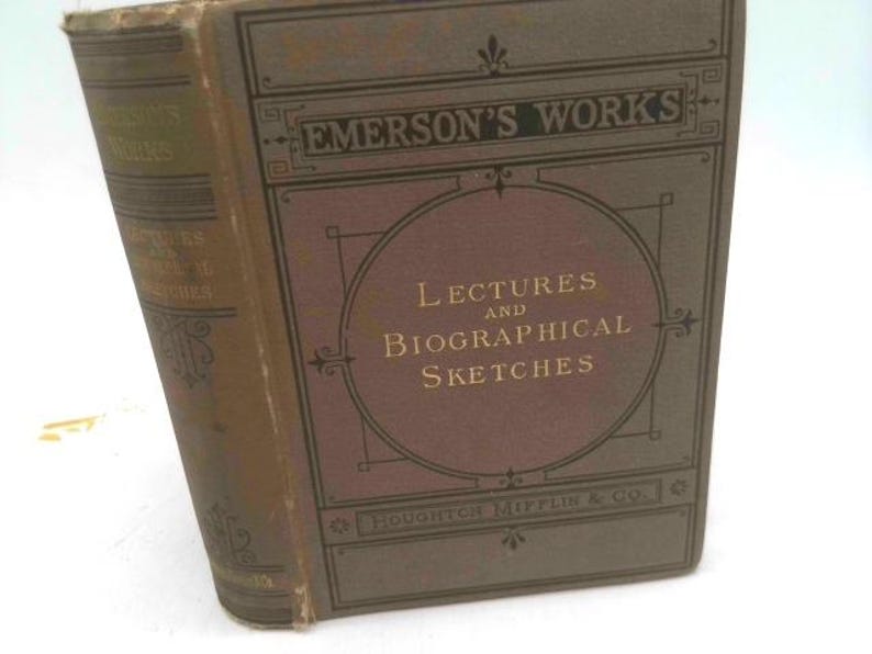 Lectures and Biographical Sketches (Riverside Ed. Vol. X of Emerson's Complete Works) by Ralph Waldo Emerson image 1