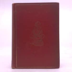 May include: A vintage hardcover book with a deep red cover and gold-colored embossed illustration. The book's spine and edges have a gold trim. The cover features a detailed image of a person.