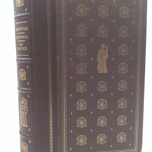 Aristotle Rhetoric on Poetics Frankin Library Leather Bound by ARISTOTLE