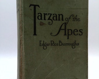 Tarzan of the Apes. By Edgar Rice Burroughs With Frontispiece (A.L. Burt Edition) by Edgar Rice Burroughs
