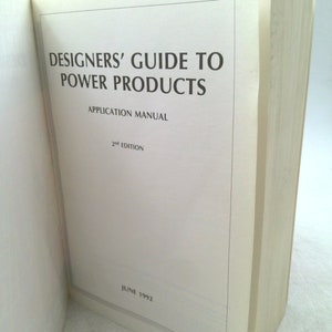 Designers' Guide to Power Products (application Manual) by Sgs-thompson ...