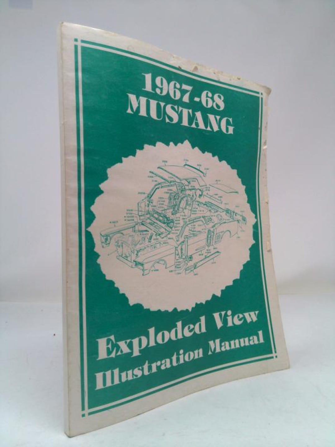 19671968 Ford Mustang Parts Illustration Manual Reprint Exploded View