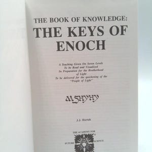 The Book of Knowledge: The Keys of Enoch by J. J. Hurtak PH.D. image 3