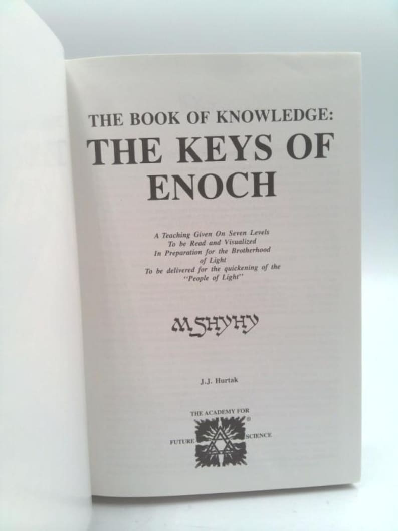 The Book of Knowledge: The Keys of Enoch by J. J. Hurtak PH.D. image 3