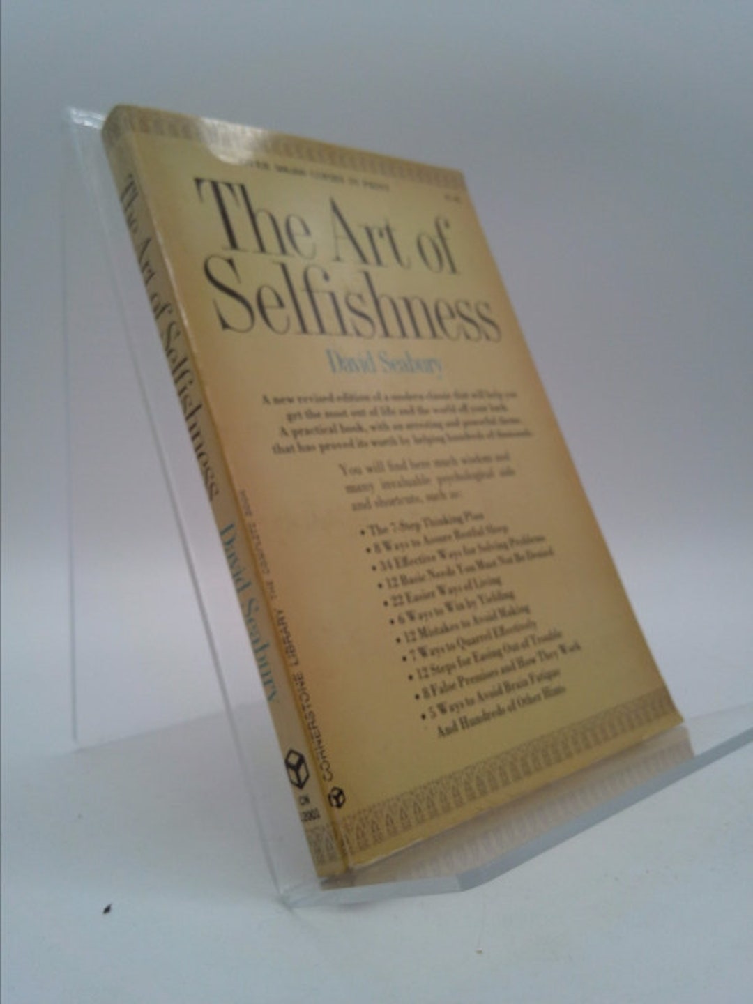 The Art of Selfishness by David Seabury by David Seabury Etsy