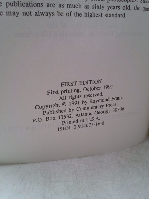 In Search of Christian Freedom by Raymond Franz - Etsy