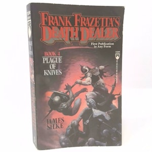 Plague of Knives (Death Dealer) by Frank Frazetta