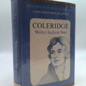 Coleridge by Walter Jackson Bate