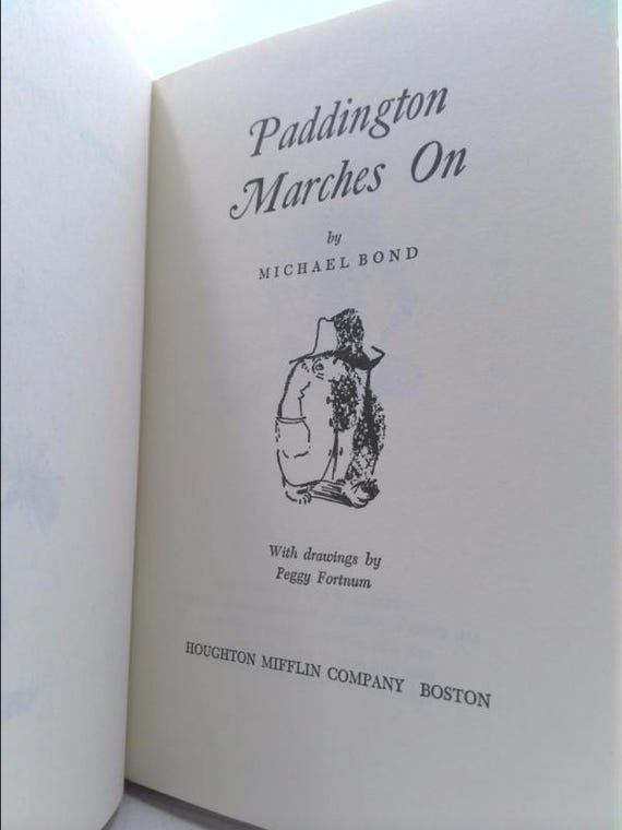 Paddington Marches on by Michael Bond - Etsy