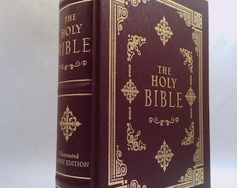 The Holy Bible: Illuminated Family Edition, King James Version, Burgundy by God