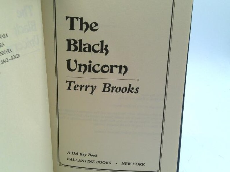 The Black Unicorn (The Magic Kingdom of Landover) by Terry Brooks image 2