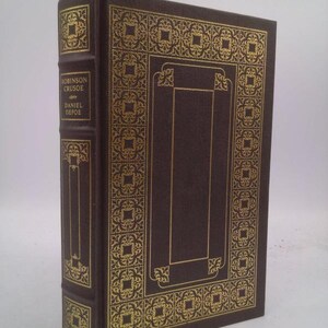 Robinson Crusoe Daniel Defoe 1979 Franklin Library Fine Binding Illus by Falke [Hardcover] Daniel Defoe by Daniel Defoe